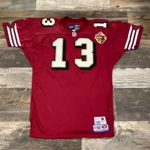 Reebok Red and White Men's Jersey